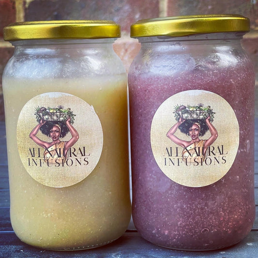 100% Wildcrafted Purple and Golden Jamaican Sea Moss Gel